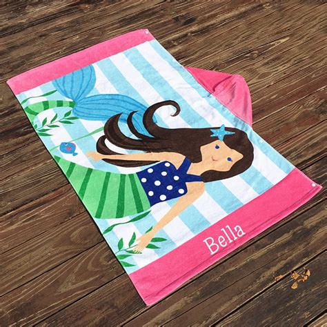 personalized beach towels for kids